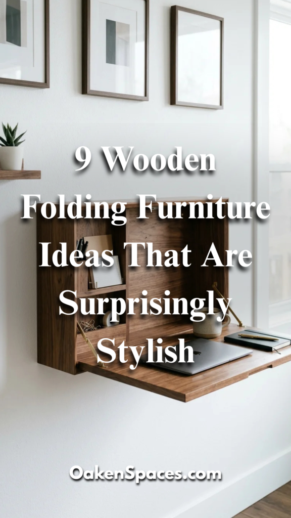 9 Wooden Folding Furniture Ideas That Are Surprisingly Stylish