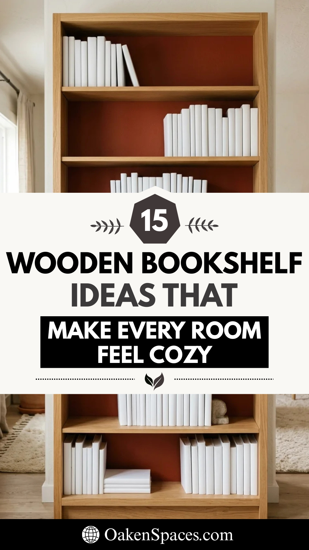 15 Wooden Bookshelf Ideas That Make Every Room Feel Cozy