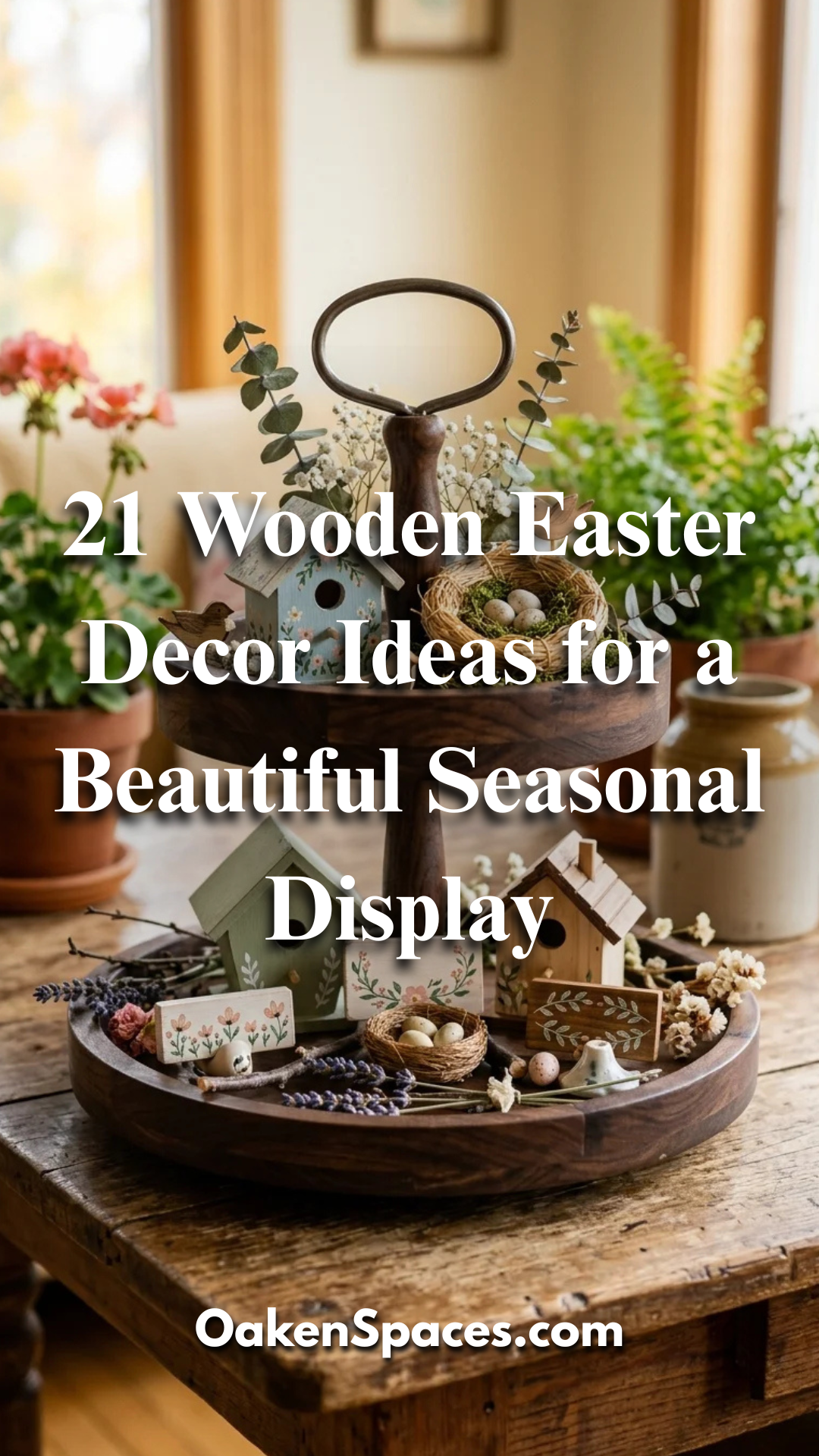 21 Wooden Easter Decor Ideas for a Beautiful Seasonal Display