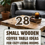 28 Small Wooden Coffee Table Ideas for Cozy Living Rooms