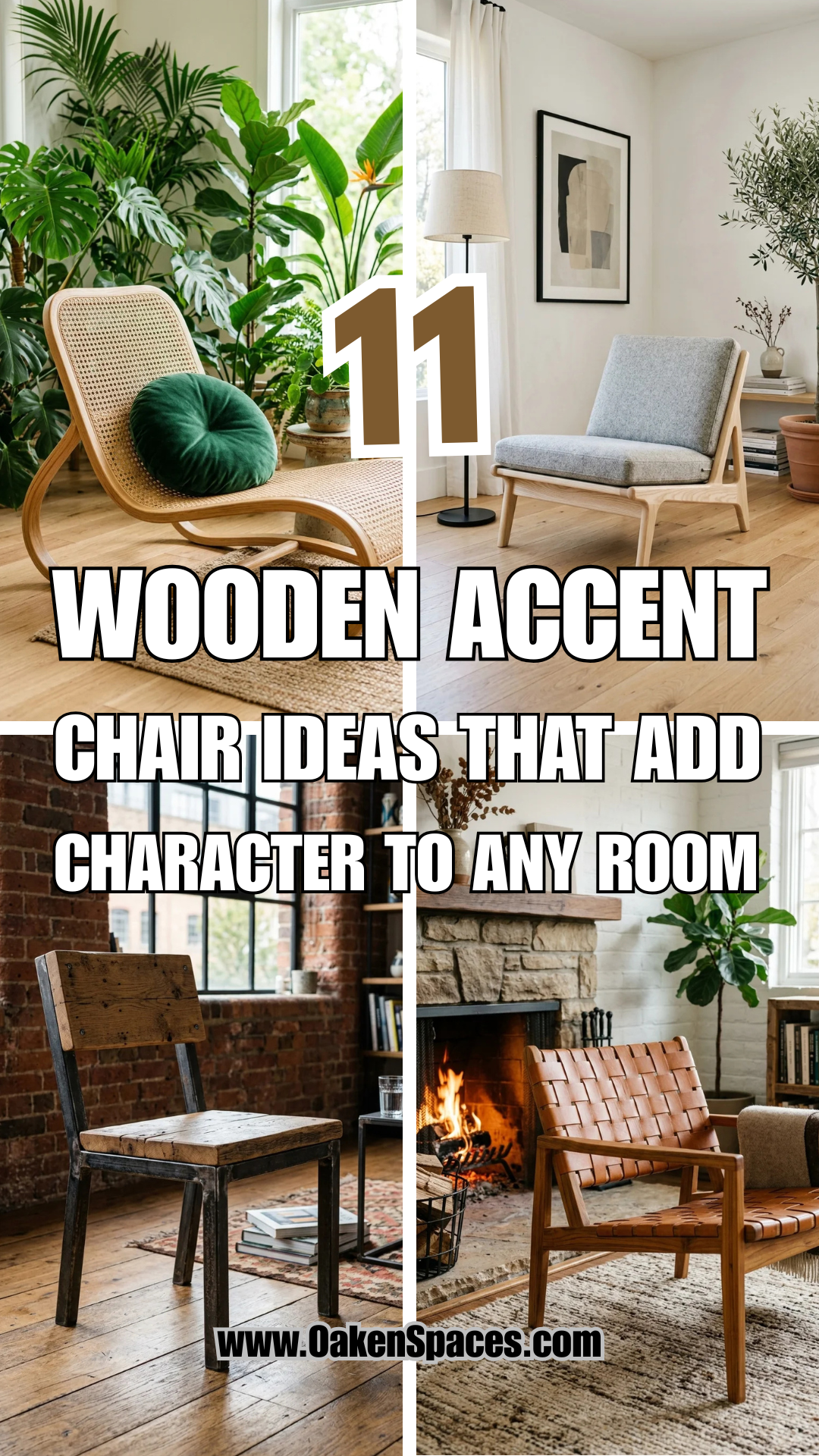 11 Wooden Accent Chair Ideas That Add Character to Any Room