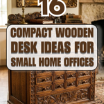 16 Compact Wooden Desk Ideas for Small Home Offices