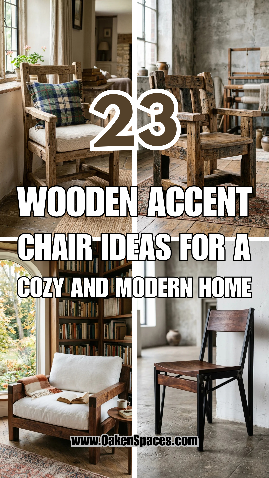 23 Wooden Accent Chair Ideas for a Cozy and Modern Home