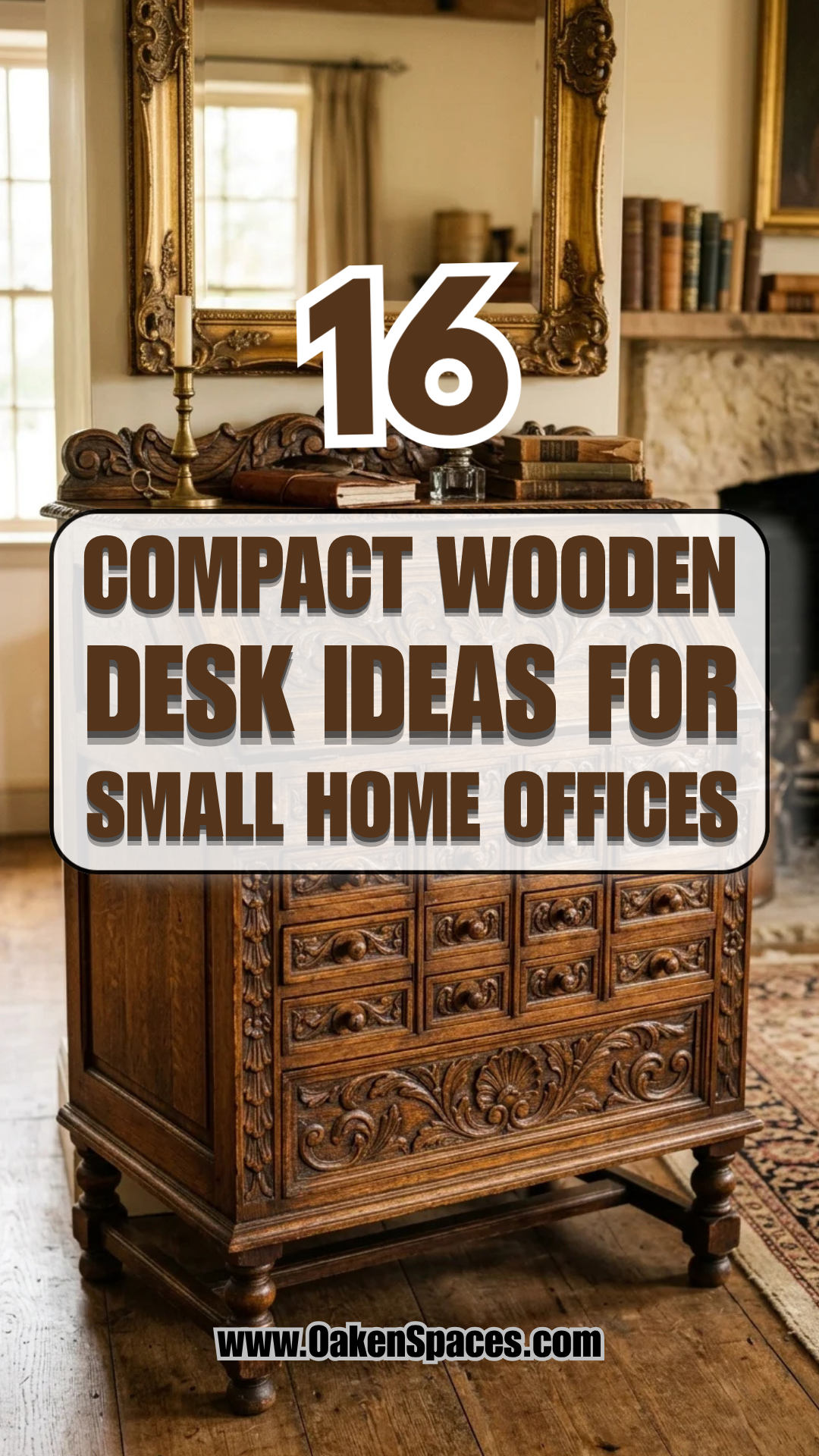 16 Compact Wooden Desk Ideas for Small Home Offices