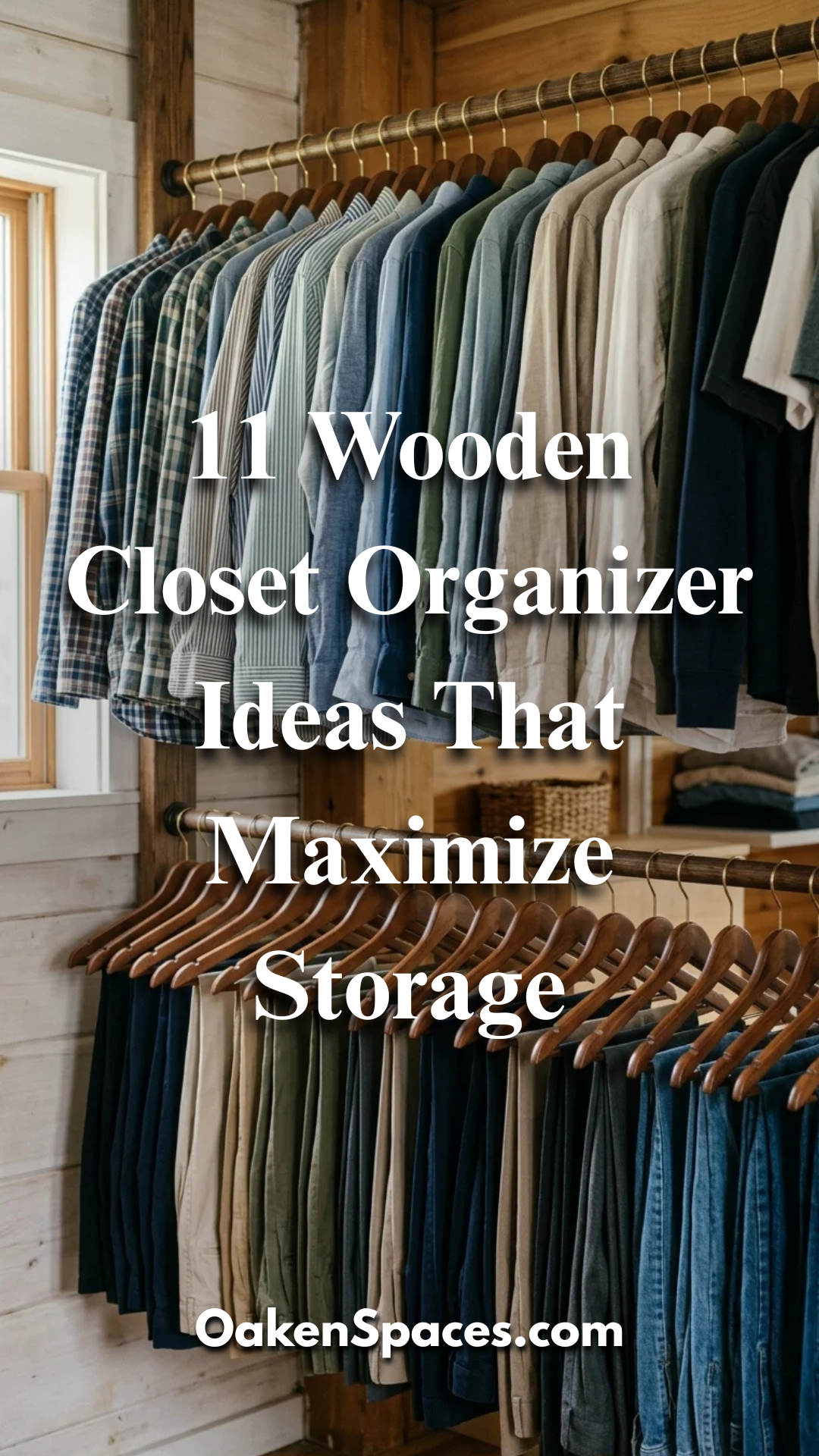 11 Wooden Closet Organizer Ideas That Maximize Storage