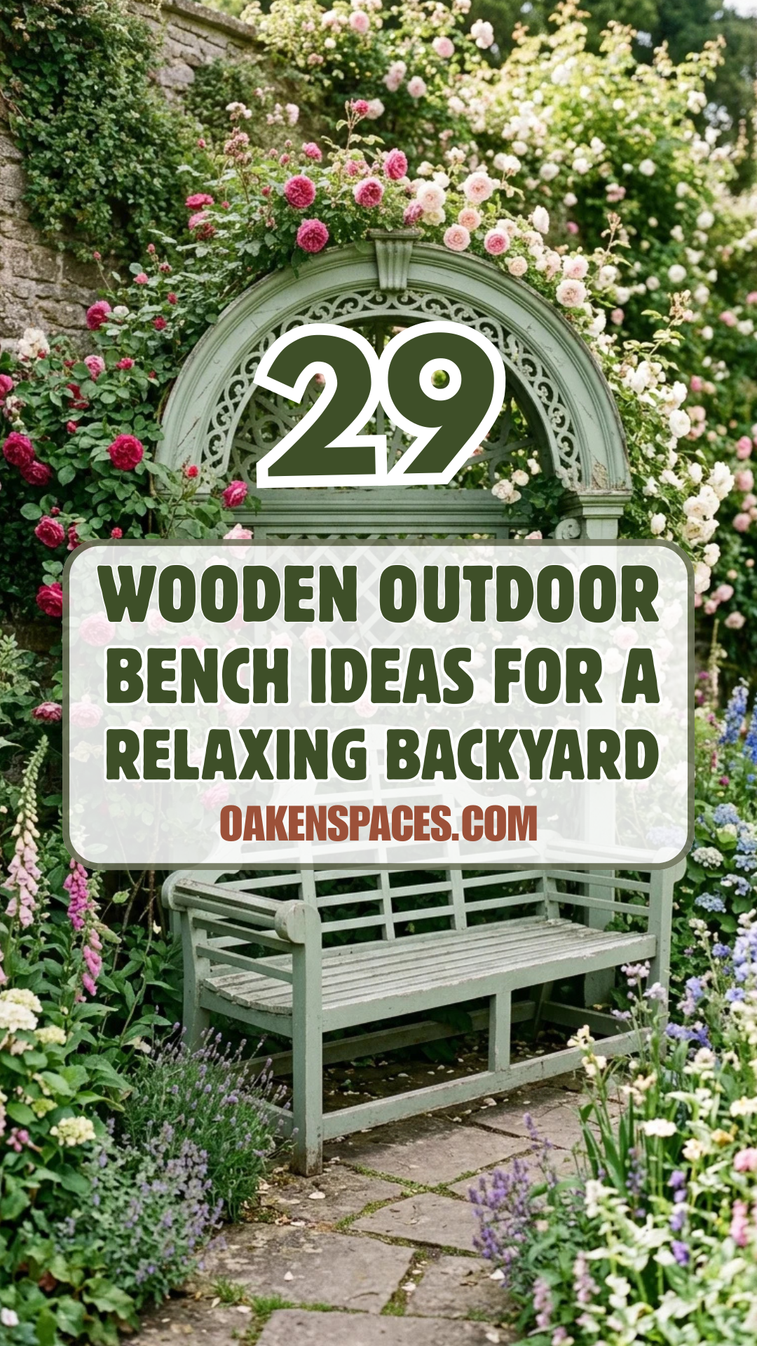 29 Wooden Outdoor Bench Ideas for a Relaxing Backyard