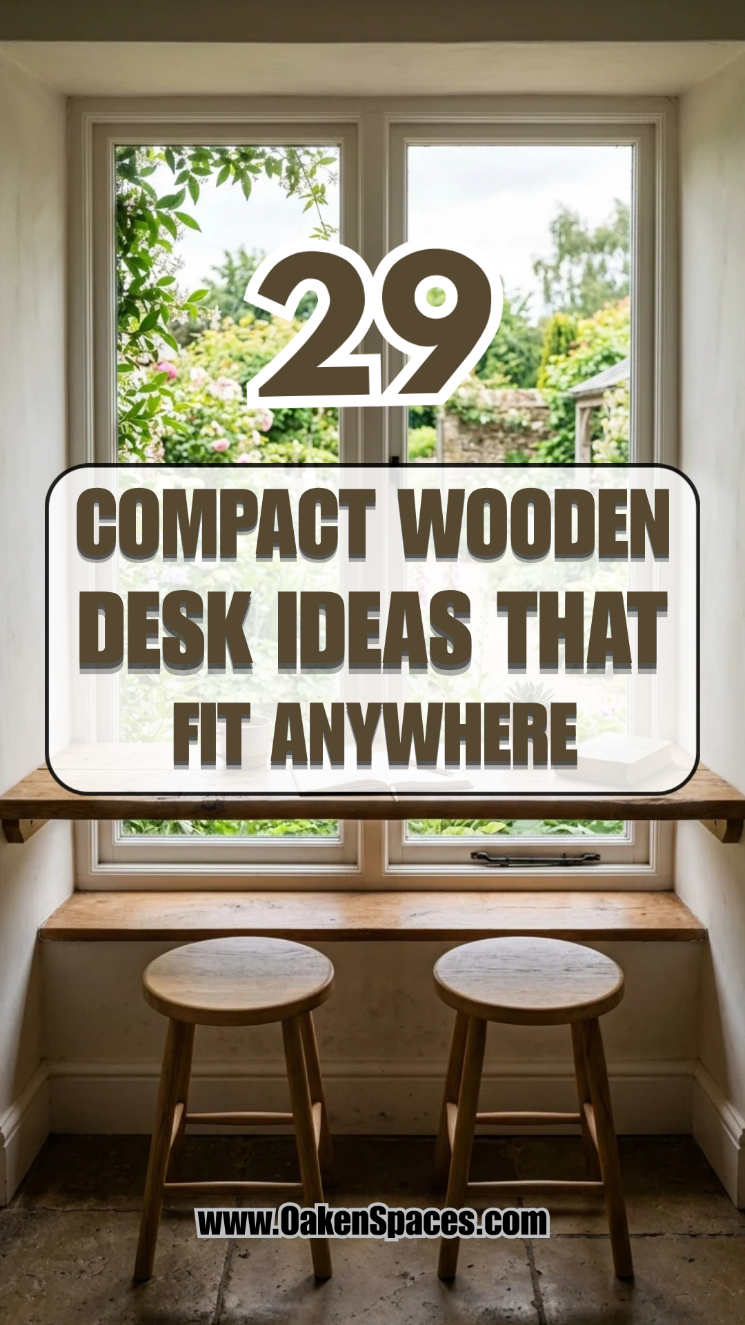 29 Compact Wooden Desk Ideas That Fit Anywhere