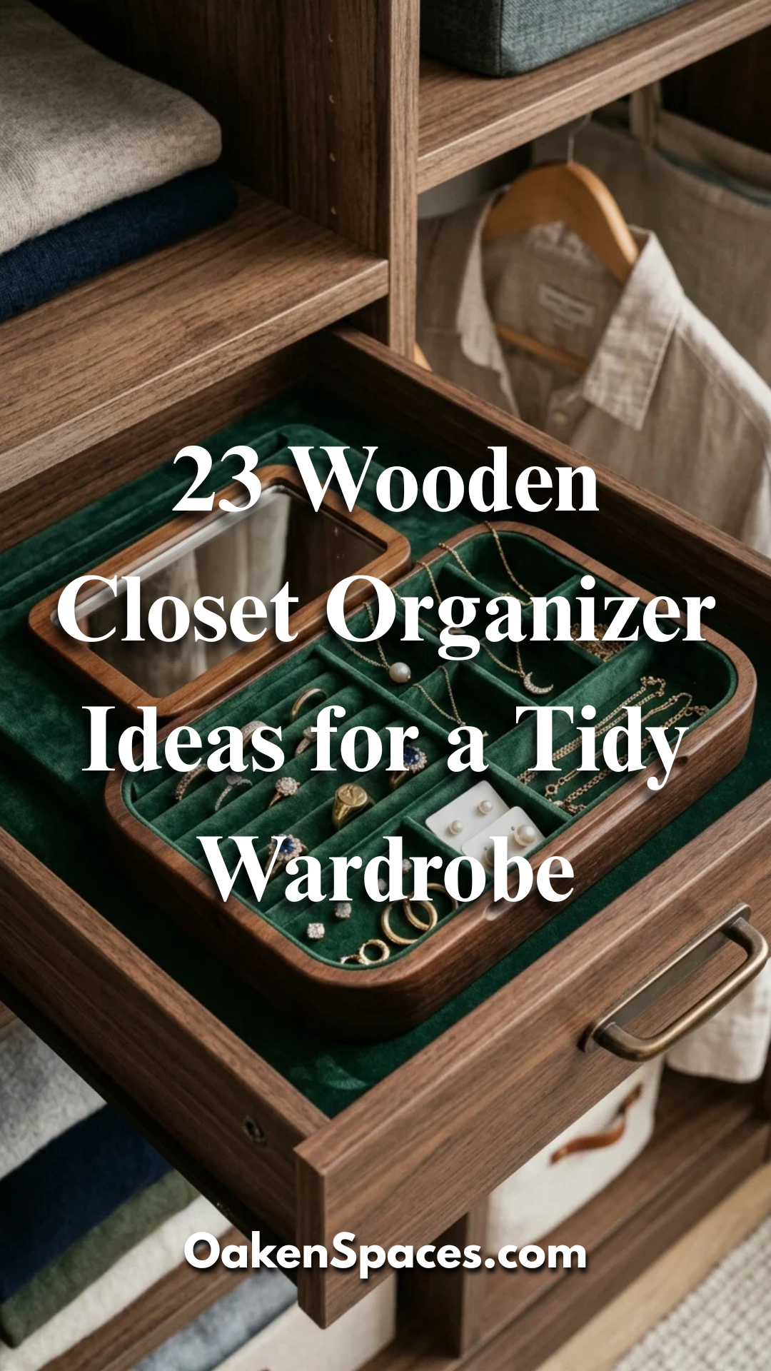 23 Wooden Closet Organizer Ideas for a Tidy Wardrobe