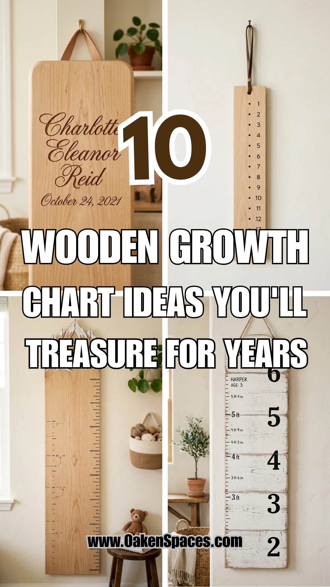 10 Wooden Growth Chart Ideas You’ll Treasure for Years