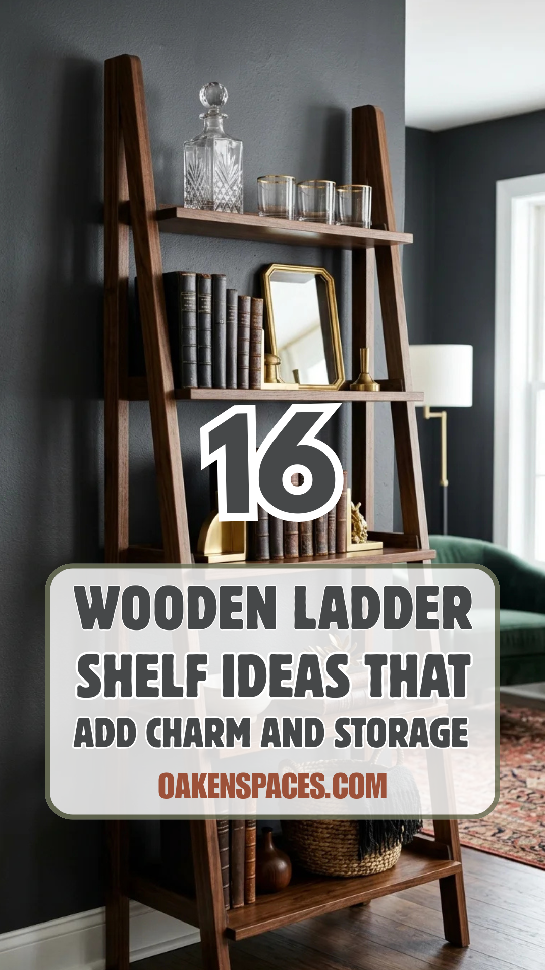 16 Wooden Ladder Shelf Ideas That Add Charm and Storage