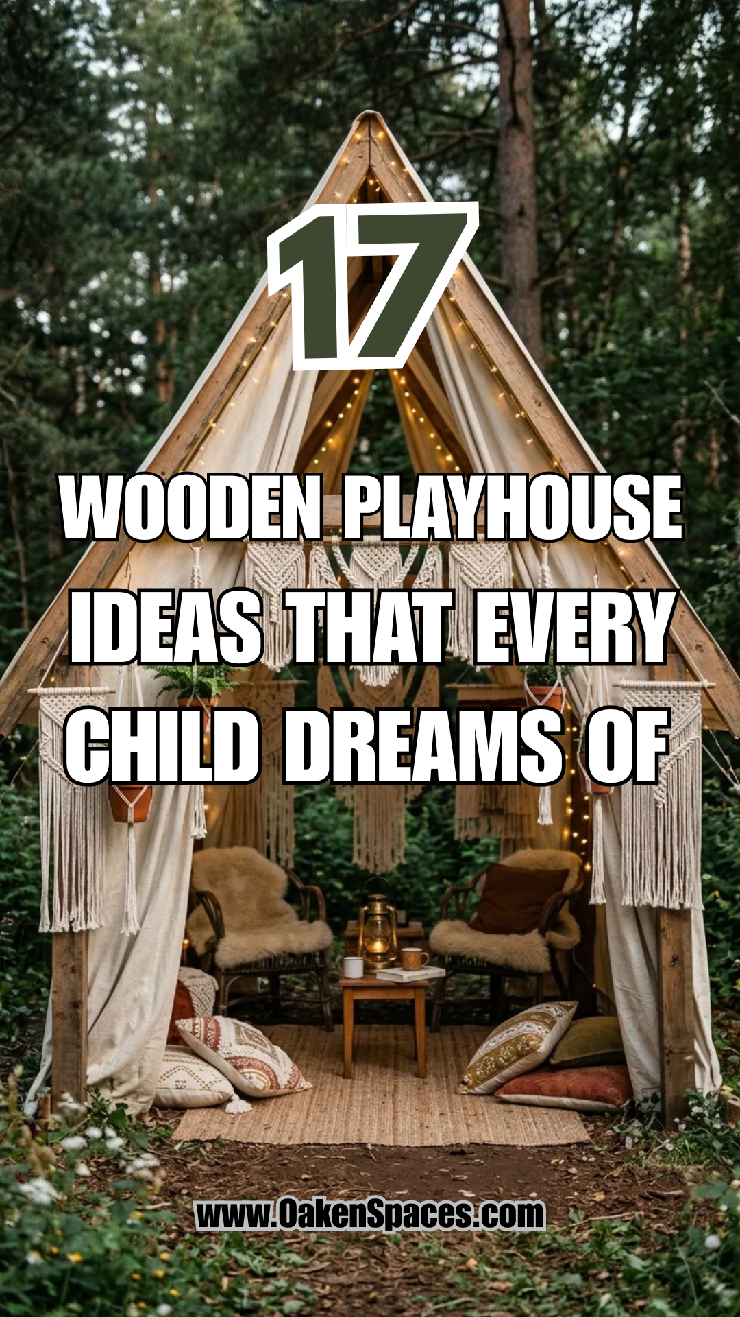 17 Wooden Playhouse Ideas That Every Child Dreams Of