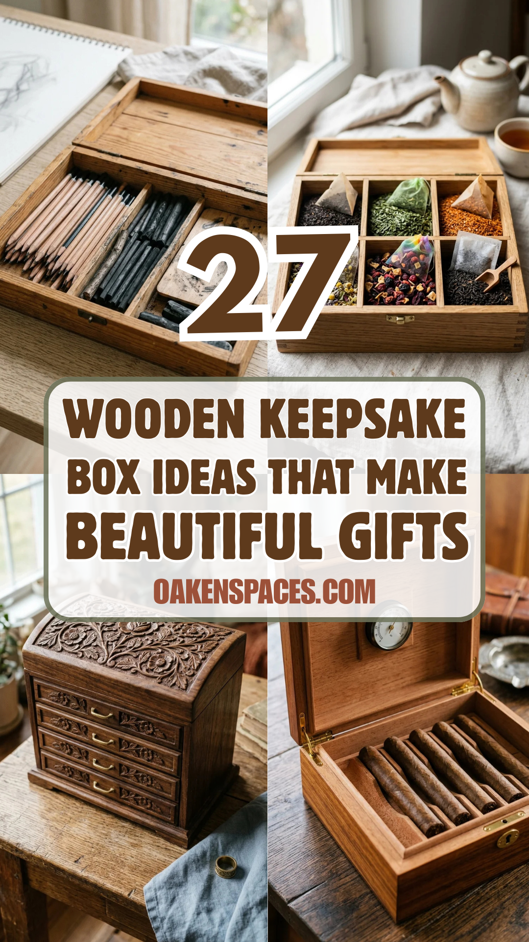 27 Wooden Keepsake Box Ideas That Make Beautiful Gifts