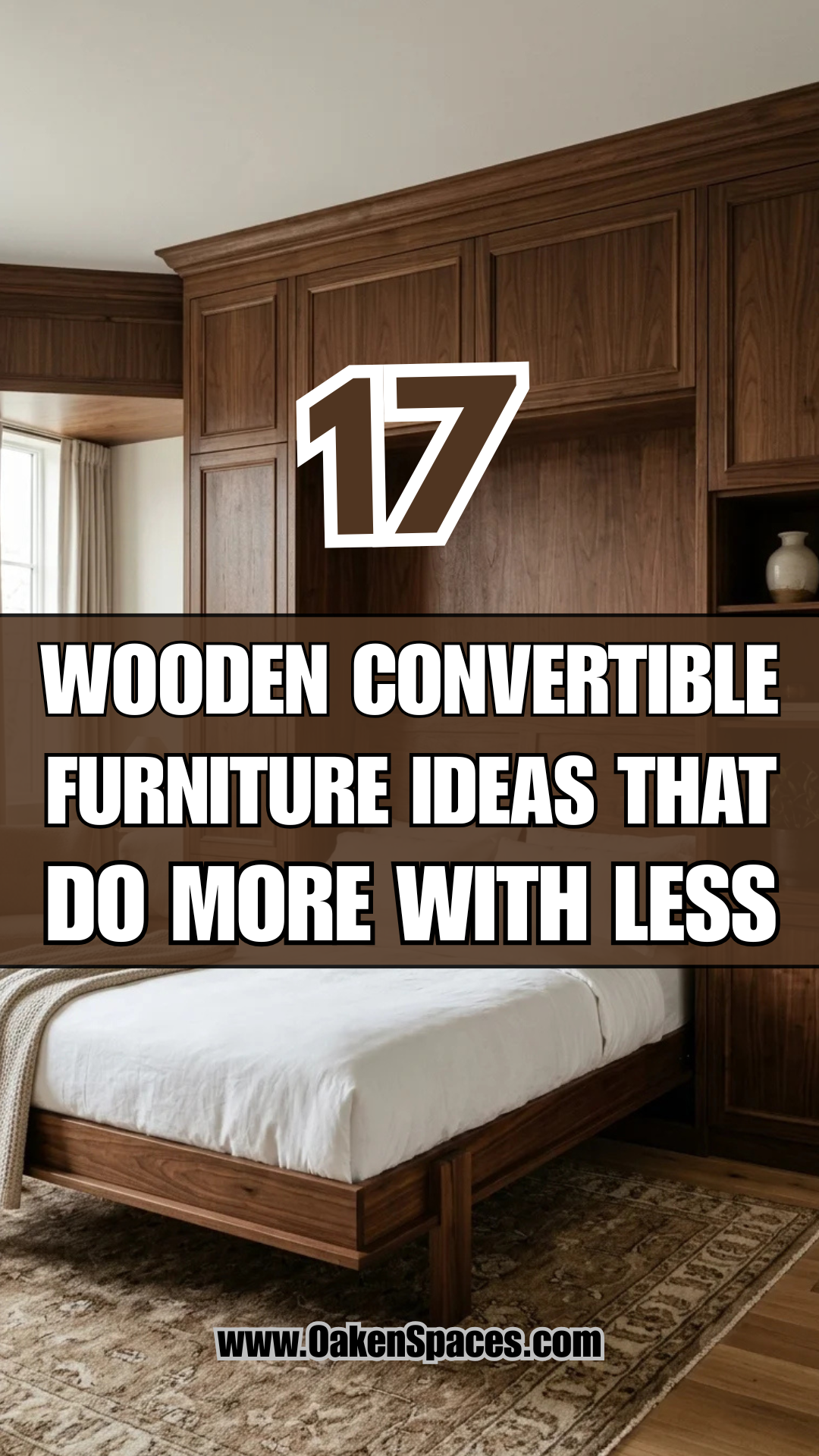 17 Wooden Convertible Furniture Ideas That Do More with Less