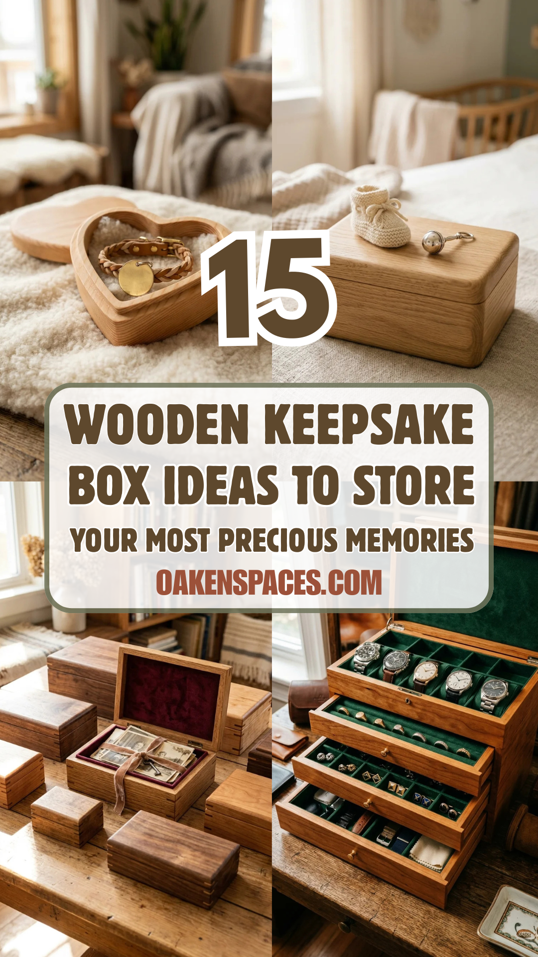 15 Wooden Keepsake Box Ideas to Store Your Most Precious Memories