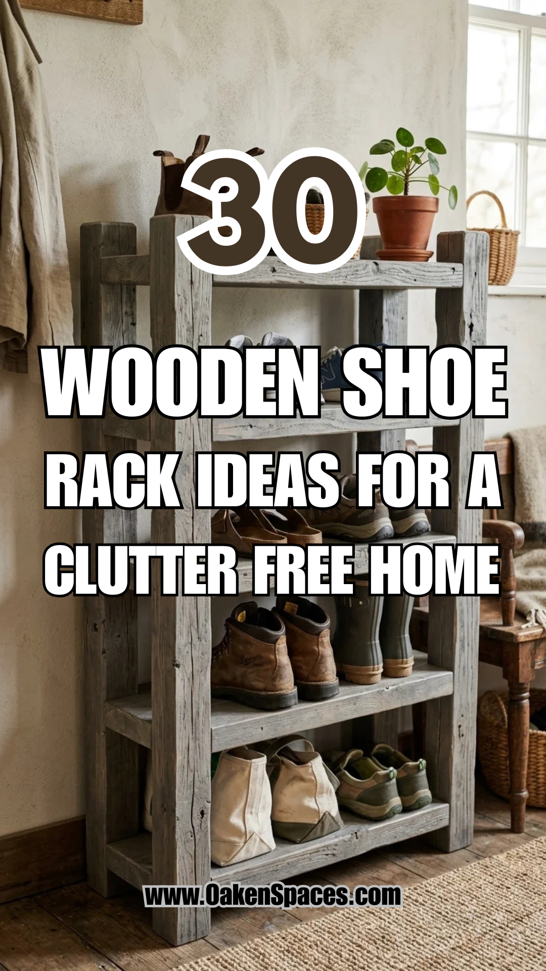30 Wooden Shoe Rack Ideas for a Clutter-Free Home