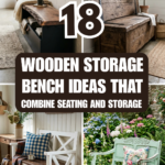 18 Wooden Storage Bench Ideas That Combine Seating and Storage