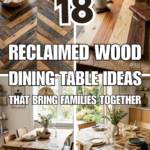 18 Reclaimed Wood Dining Table Ideas That Bring Families Together