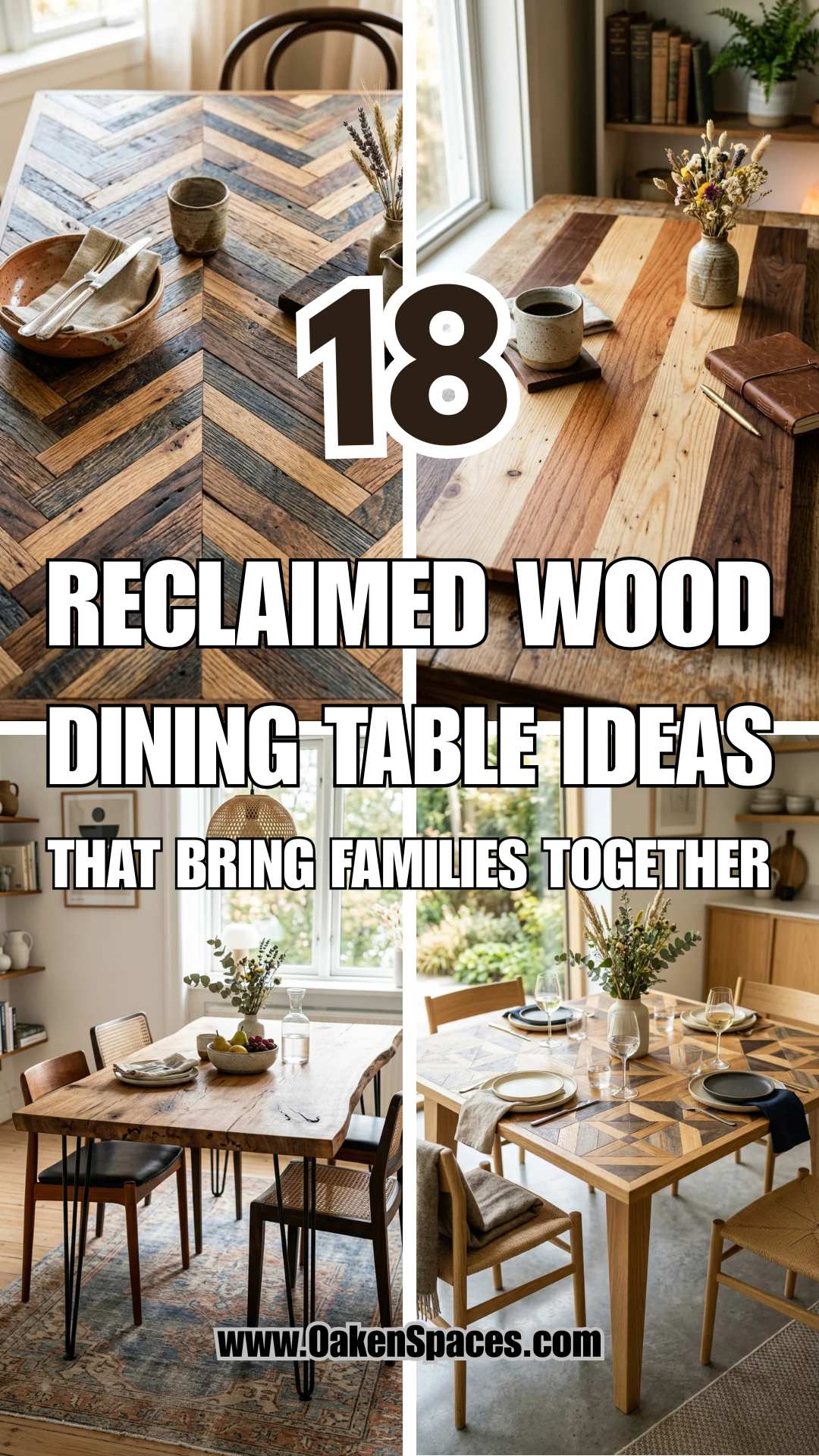 18 Reclaimed Wood Dining Table Ideas That Bring Families Together