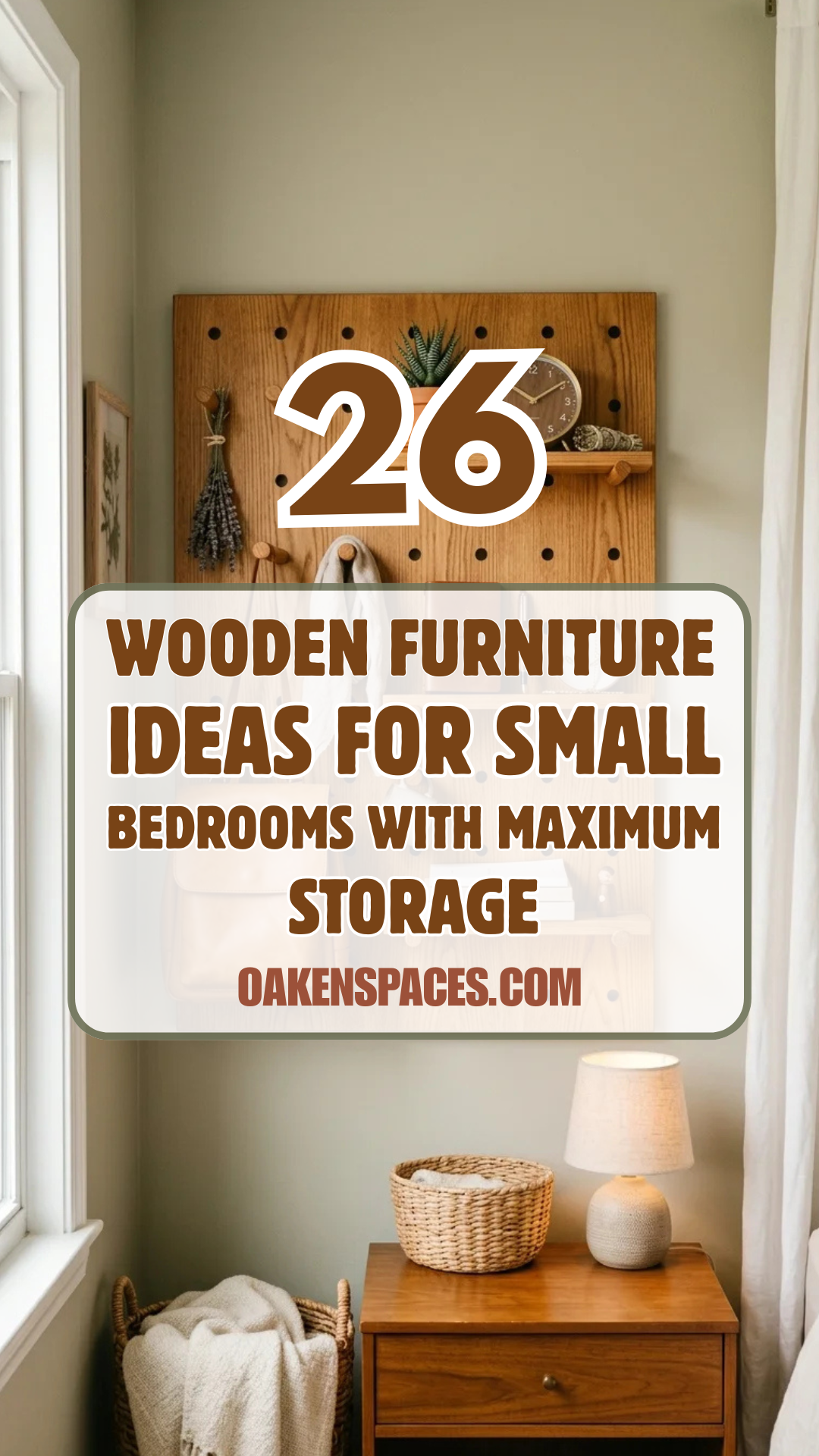 26 Wooden Furniture Ideas for Small Bedrooms with Maximum Storage