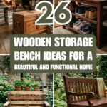26 Wooden Storage Bench Ideas for a Beautiful and Functional Home