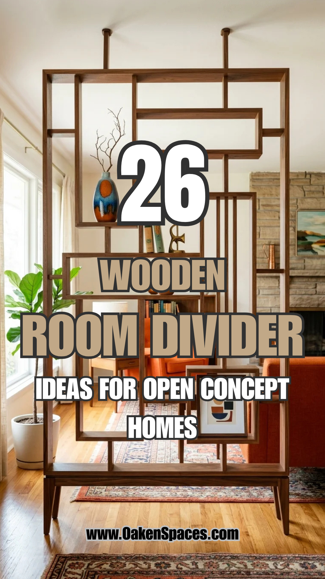 26 Wooden Room Divider Ideas for Open-Concept Homes