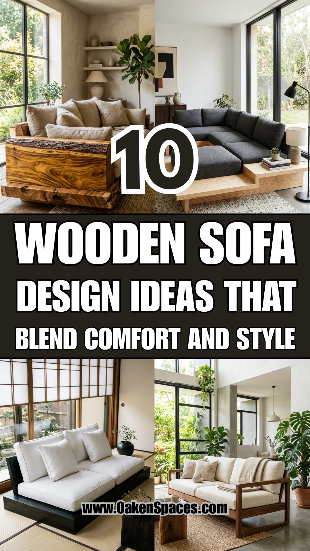 10 Wooden Sofa Design Ideas That Blend Comfort and Style