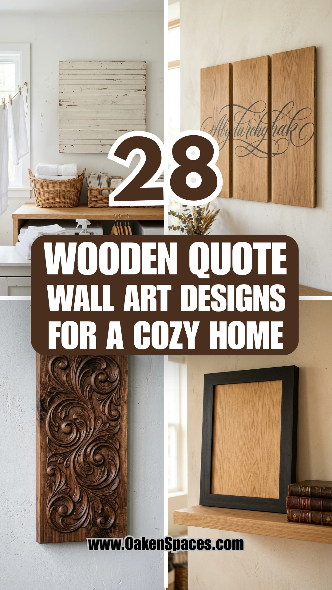28 Wooden Quote Wall Art Designs for a Cozy Home