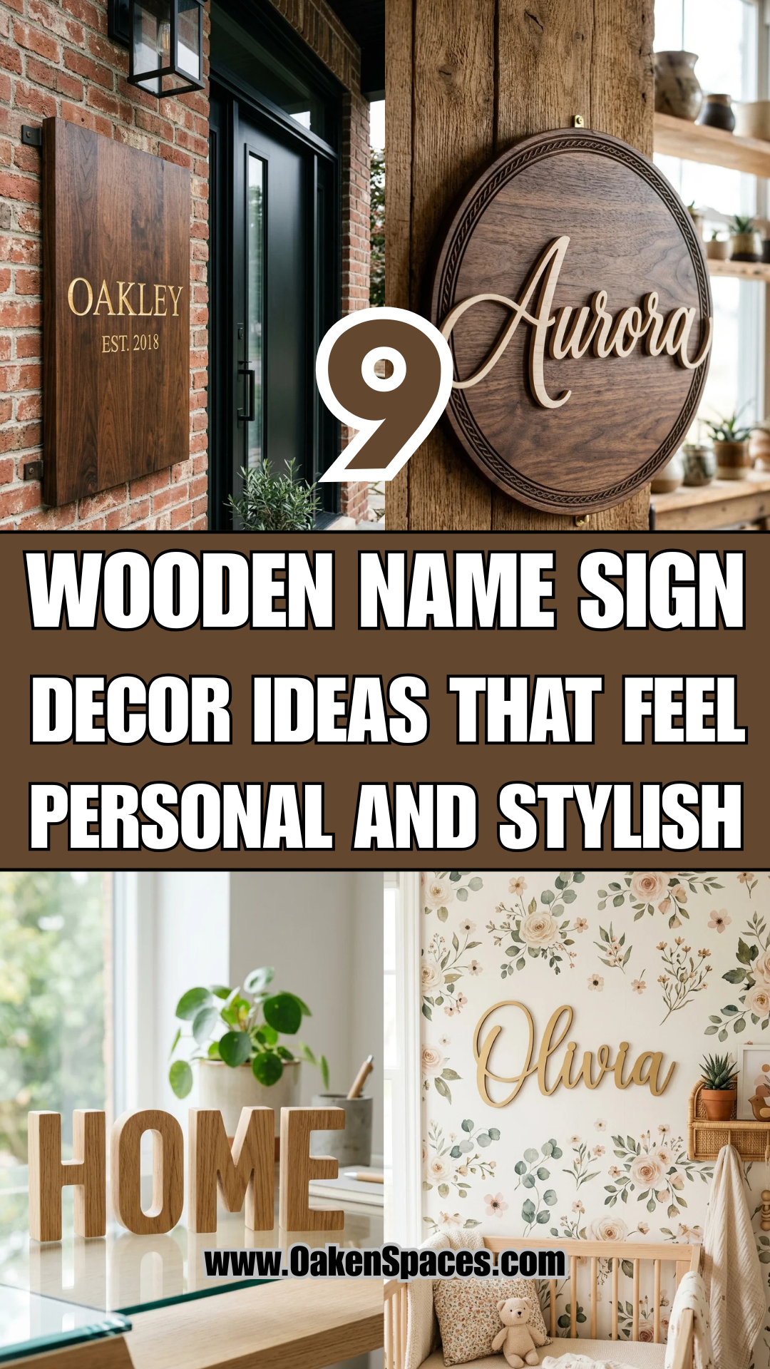 9 Wooden Name Sign Decor Ideas That Feel Personal and Stylish