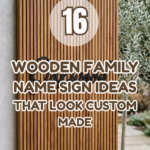 16 Wooden Family Name Sign Ideas That Look Custom Made