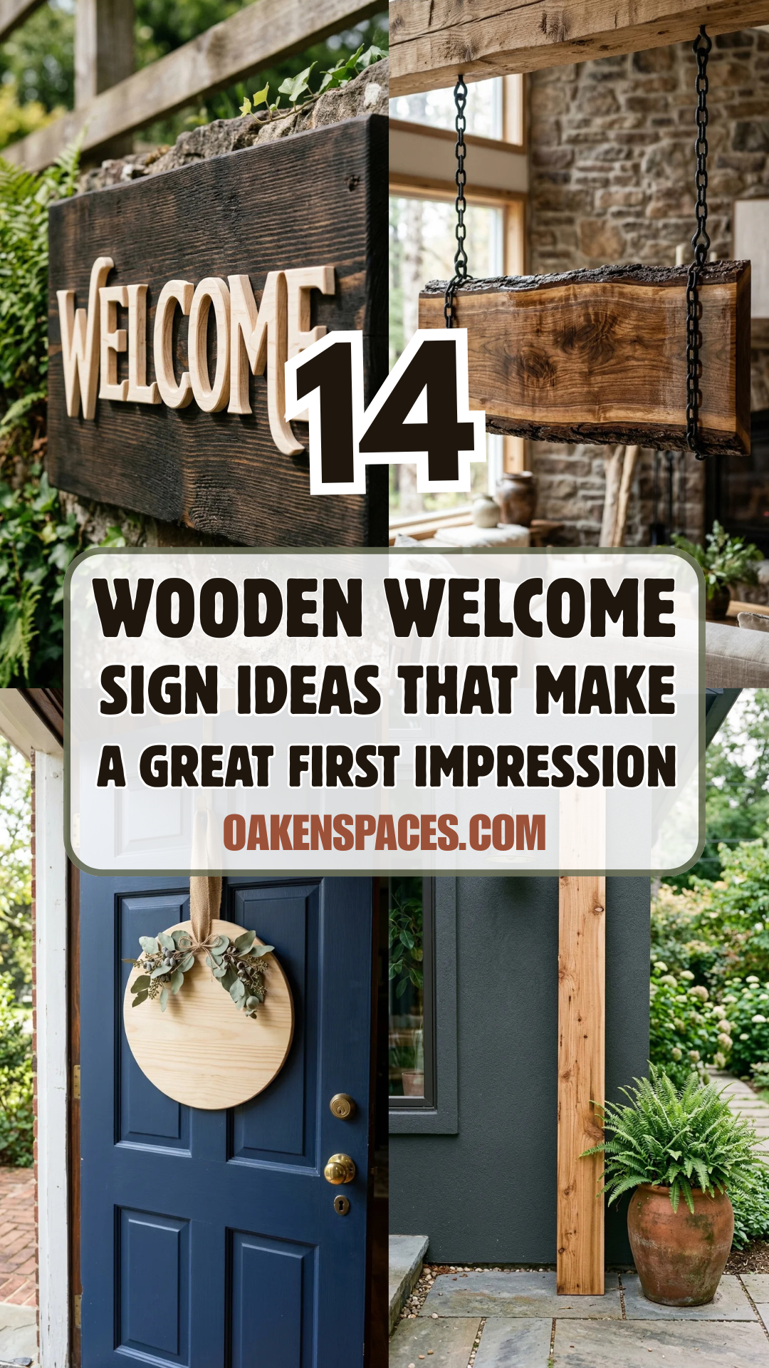 14 Wooden Welcome Sign Ideas That Make a Great First Impression