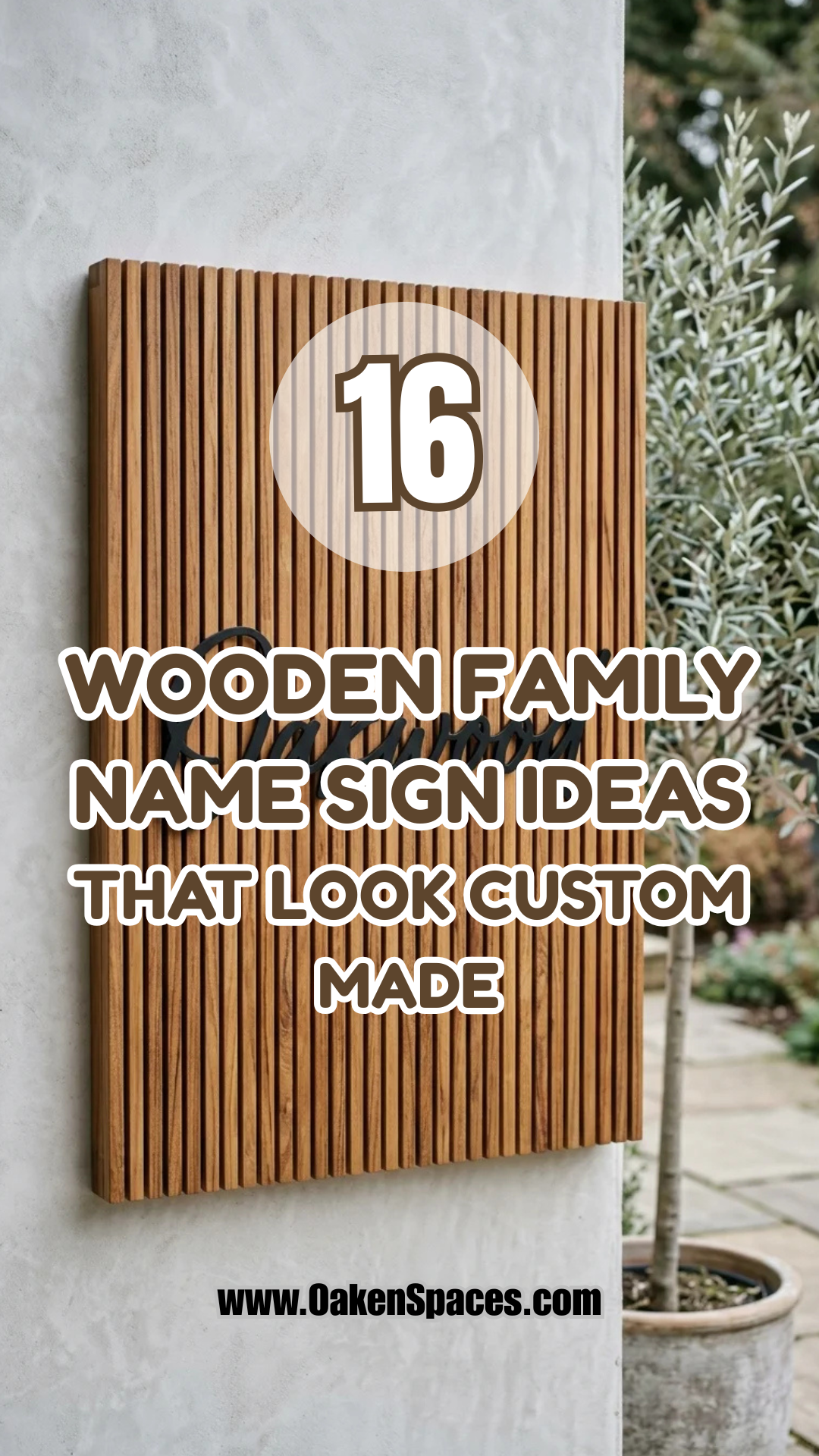 16 Wooden Family Name Sign Ideas That Look Custom Made