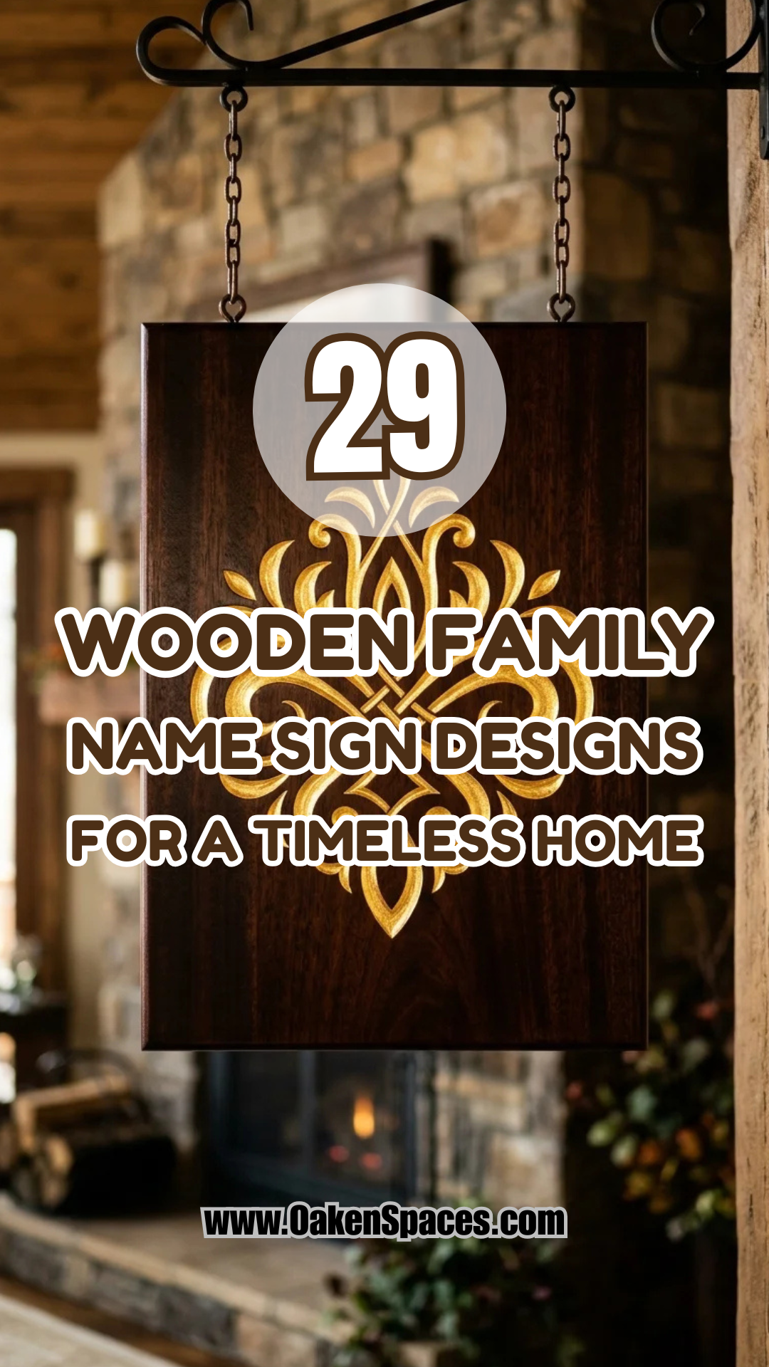 29 Wooden Family Name Sign Designs for a Timeless Home