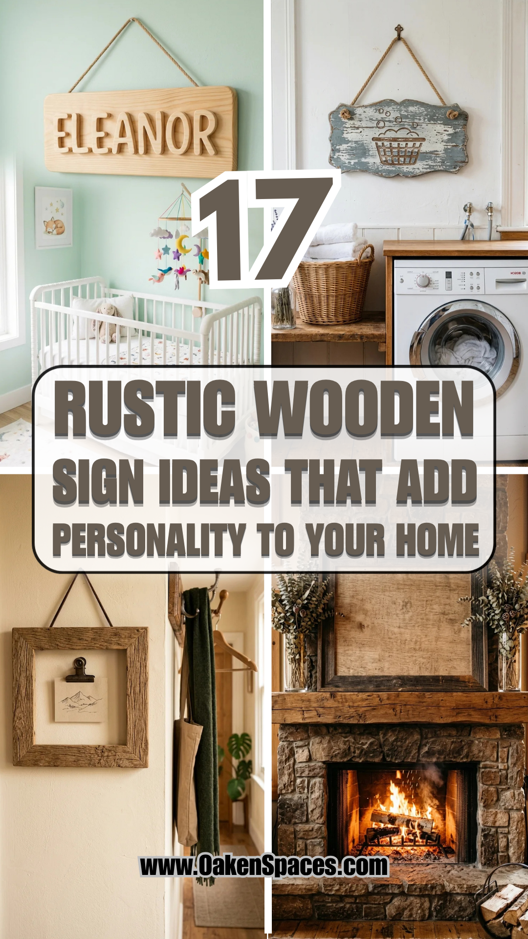 17 Rustic Wooden Sign Ideas That Add Personality to Your Home