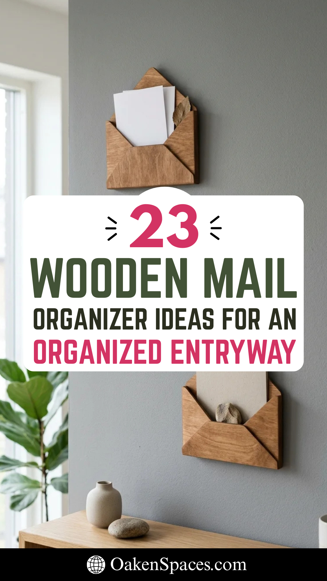 23 Wooden Mail Organizer Ideas for an Organized Entryway