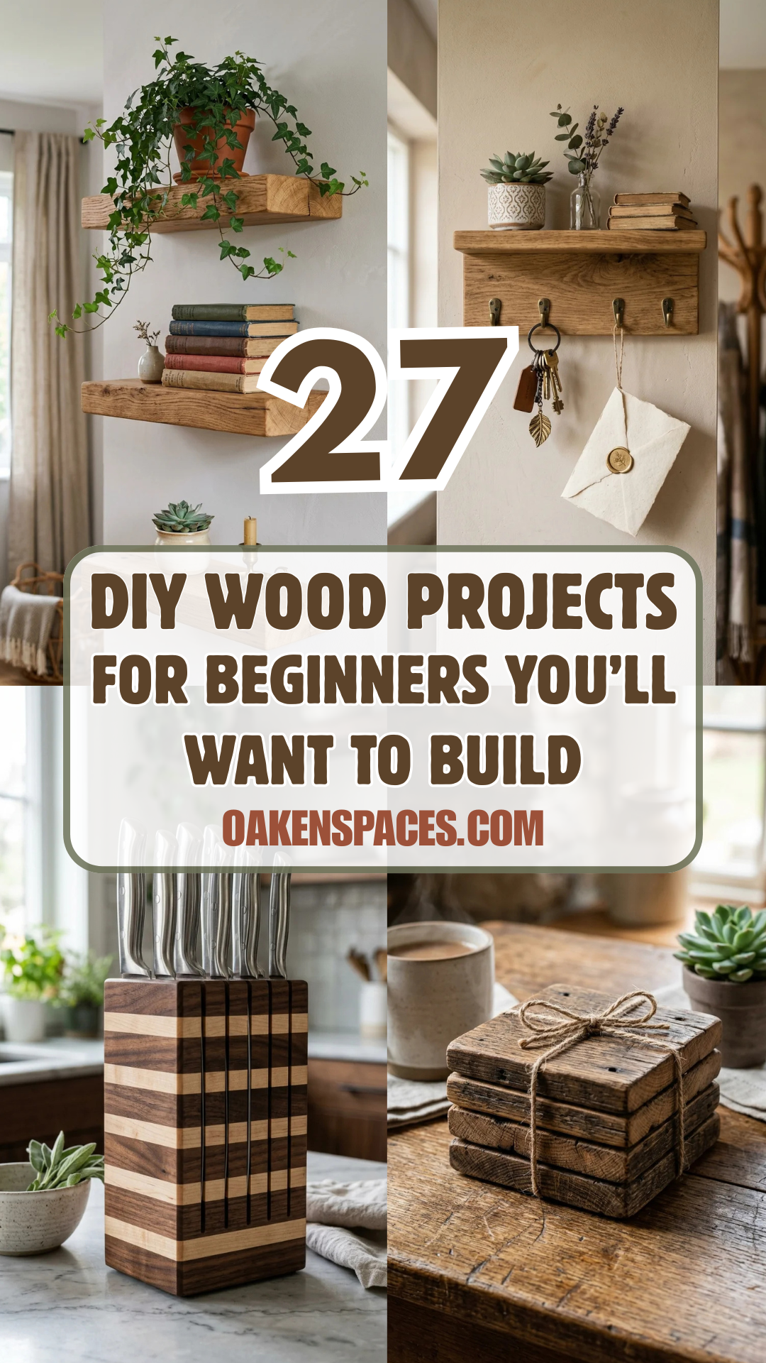 27 DIY Wood Projects for Beginners You’ll Want to Build