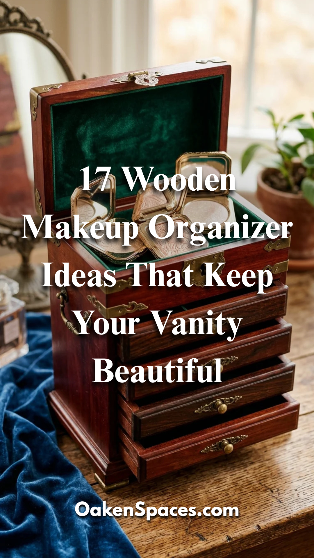 17 Wooden Makeup Organizer Ideas That Keep Your Vanity Beautiful