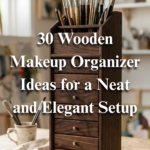 30 Wooden Makeup Organizer Ideas for a Neat and Elegant Setup