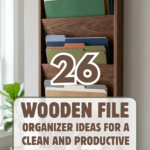 26 Wooden File Organizer Ideas for a Clean and Productive Workspace