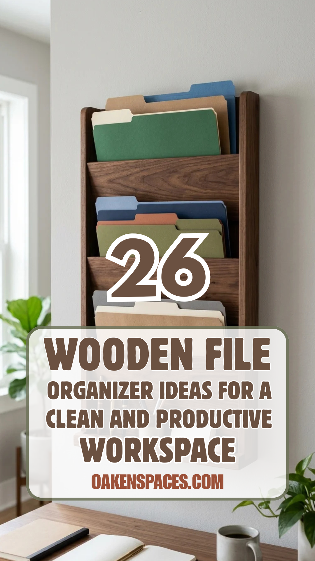 26 Wooden File Organizer Ideas for a Clean and Productive Workspace